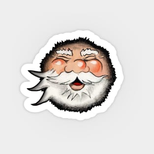 PEEK A BOO SANTA Sticker